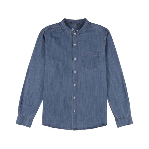 Camisa Denim Manga Larga Hombre Skuad