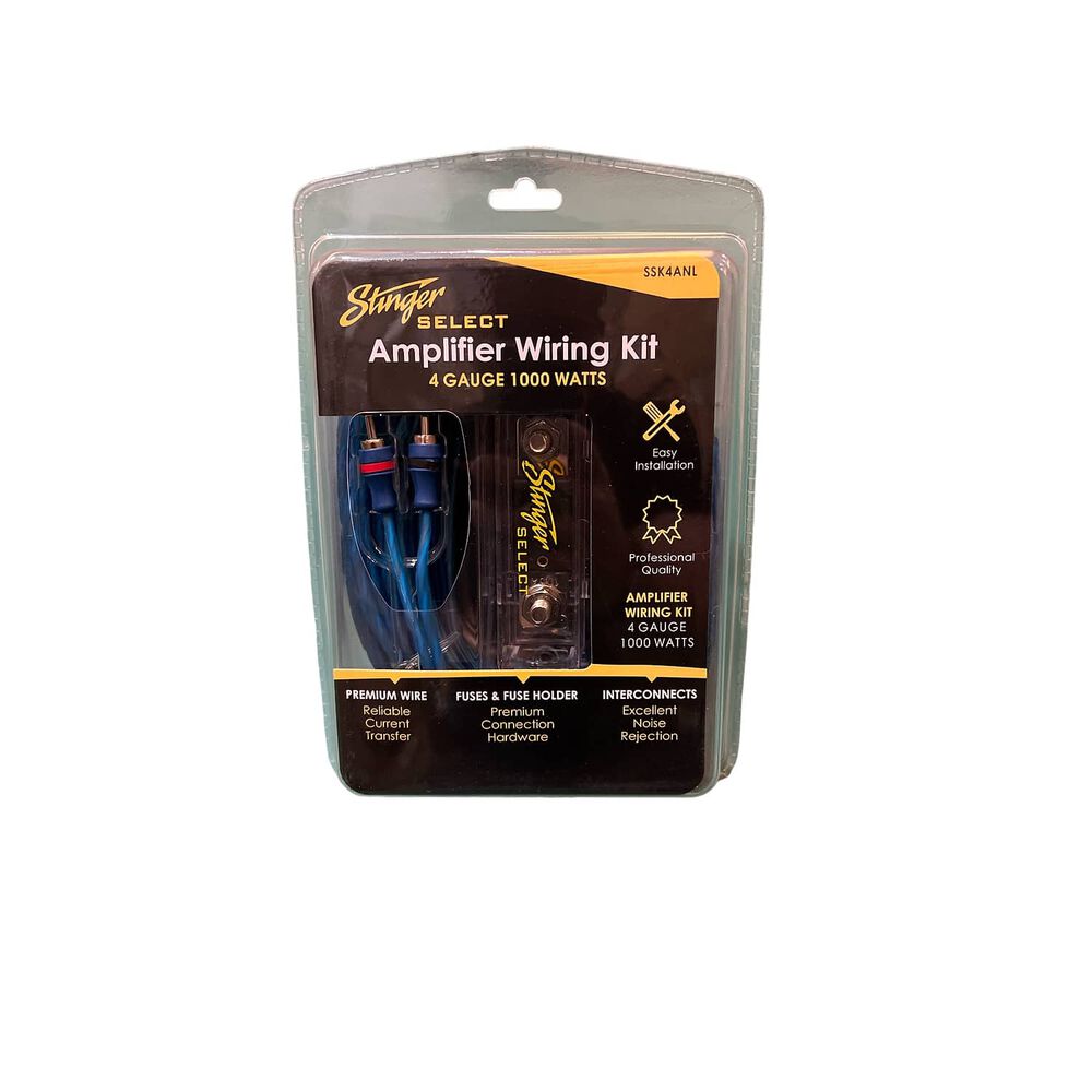 Kit De Cables Instalaci&oacute;n Stinger Ssk4anl 4ga Fusible De 100amp image number 0.0