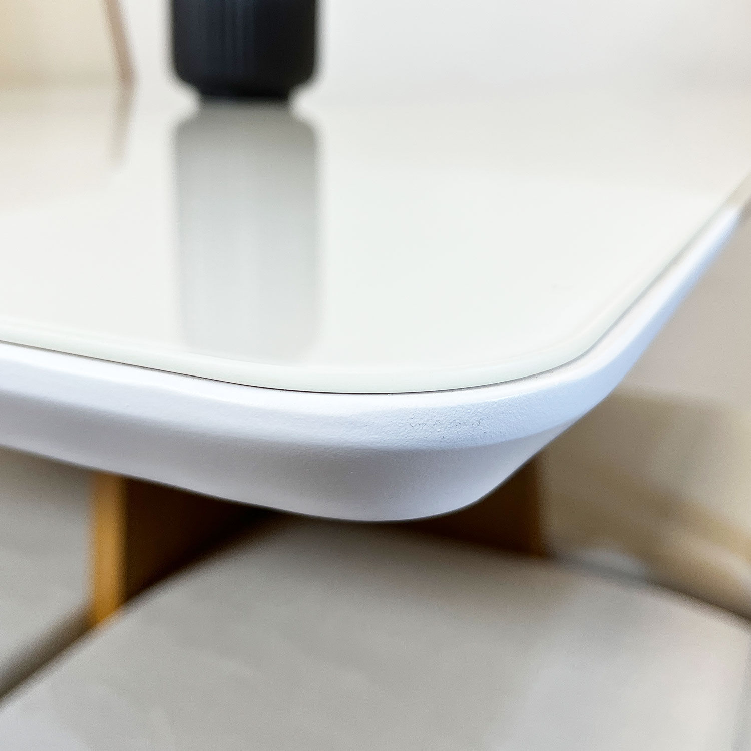 Juego De Comedor Encanto 120x80 Cm Vidrio 4 Sillas Beige image number 3.0