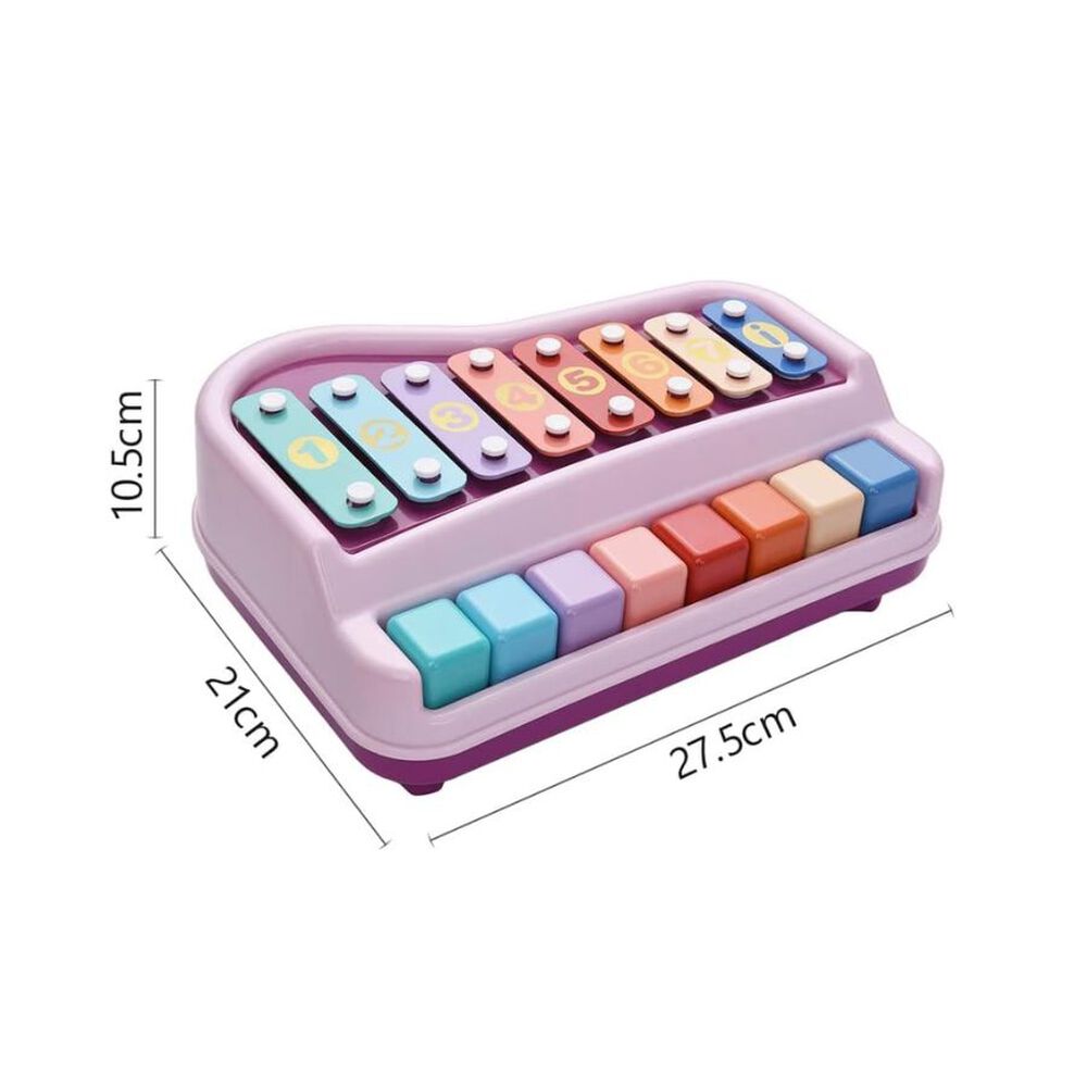 Piano De Juguete Musical Infantil 2 En 1 image number 2.0