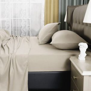 Juego De Sabanas 1.5p Beige