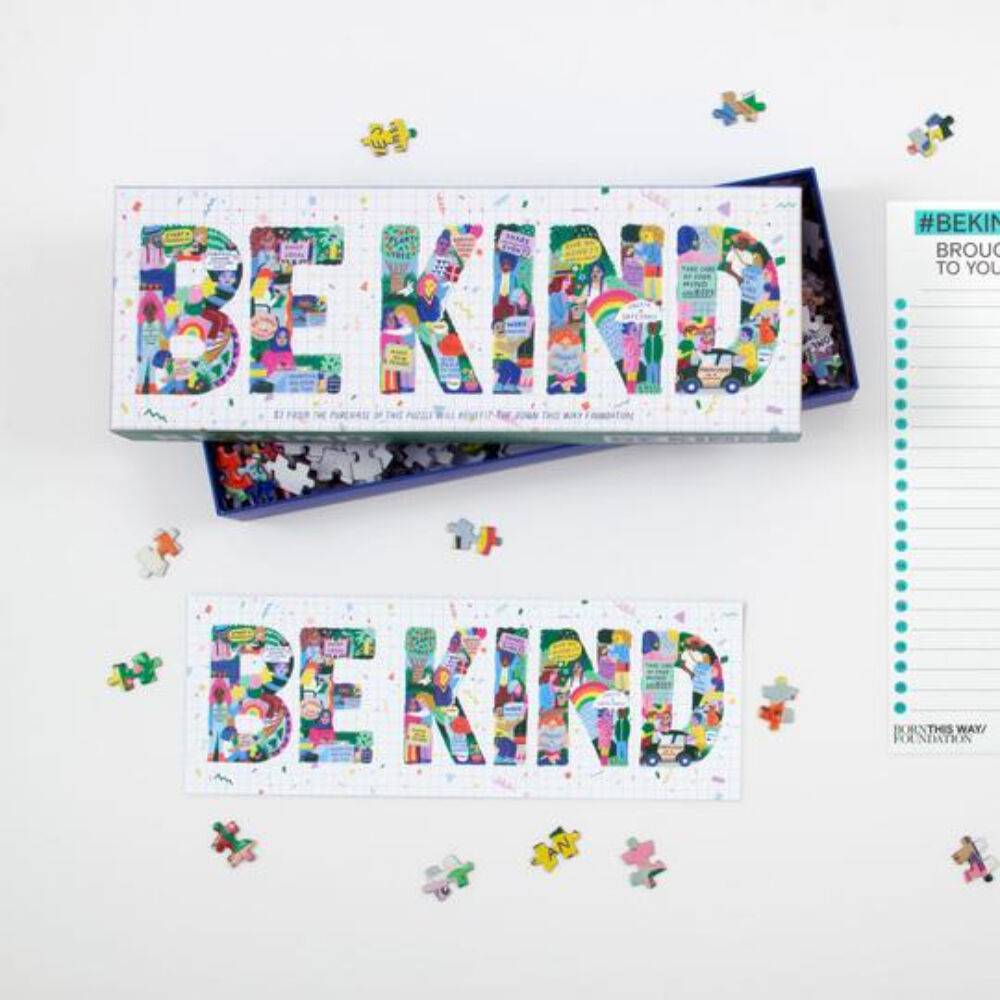 Puzzle 1000 Pcs Be Kind Mudpuppy image number 2.0