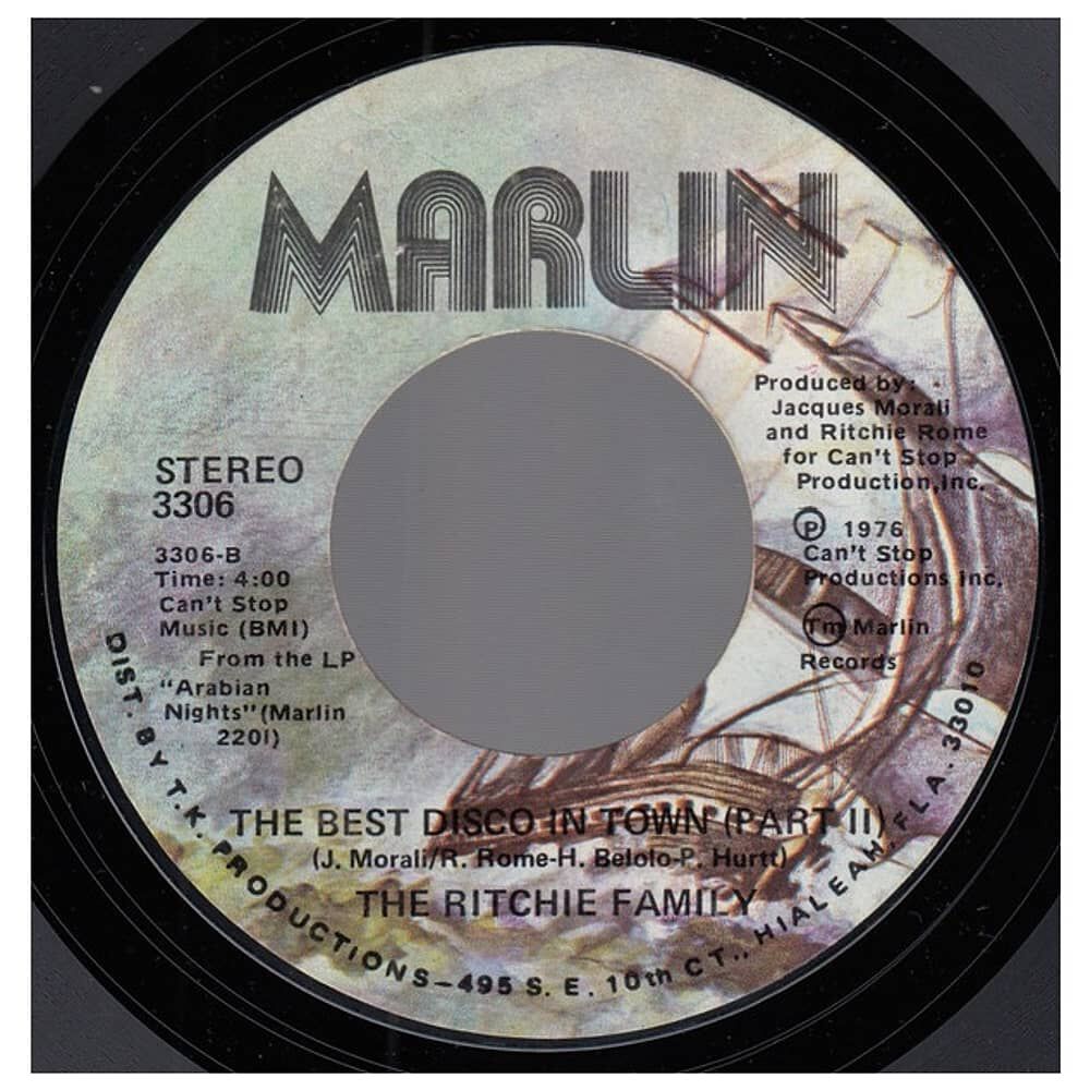 Ritchie Family - The Best Disco In Town | 7" Single Vinilo Usado image number 1.0
