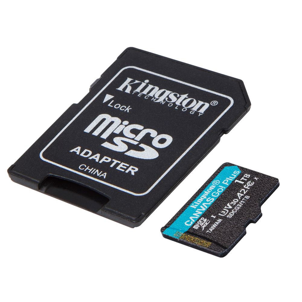 Tarjeta Microsd Kingston Canvas Go! Plus 1tb Adaptador Sd image number 1.0