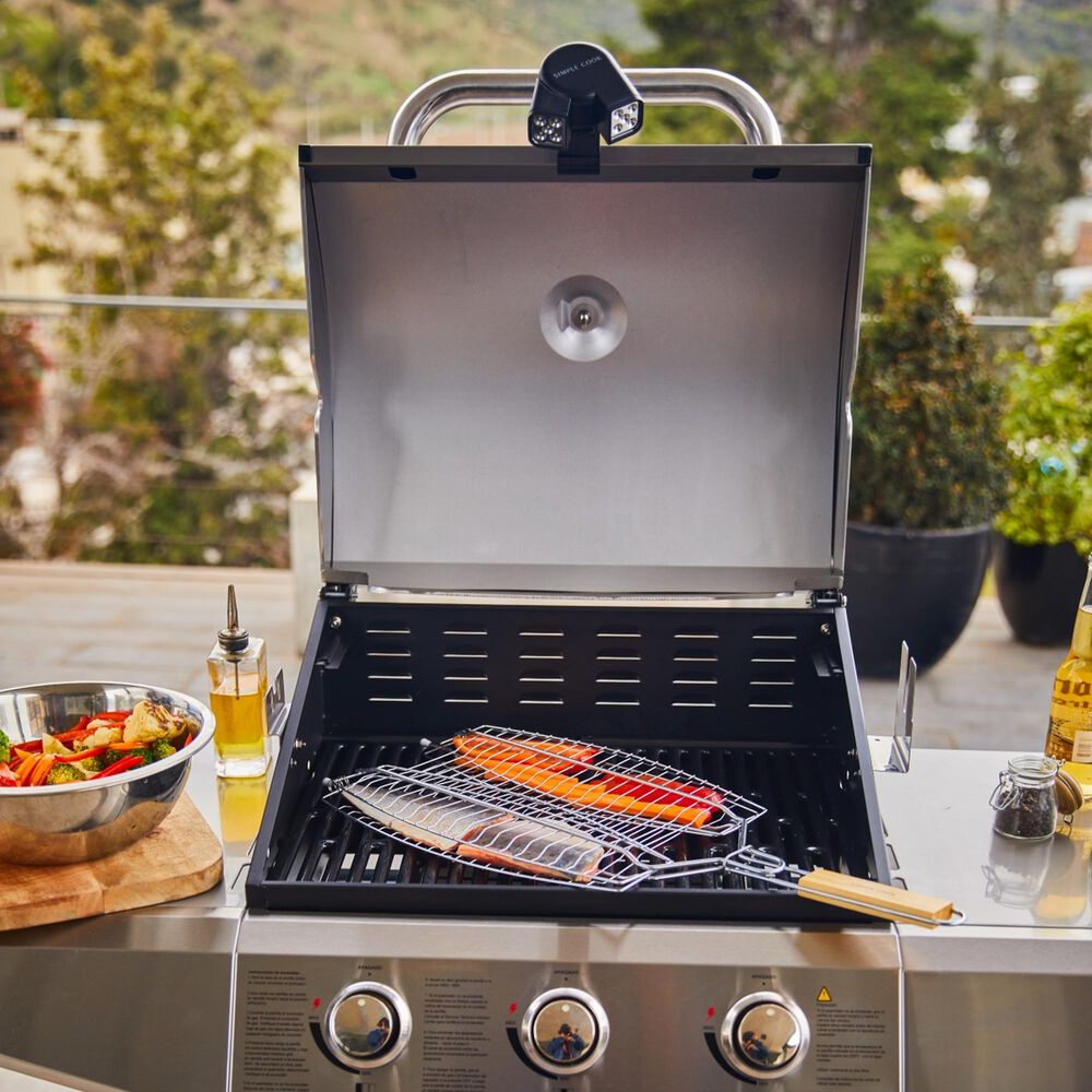 Grill Para Pescado Simple Cook Smokky image number 8.0