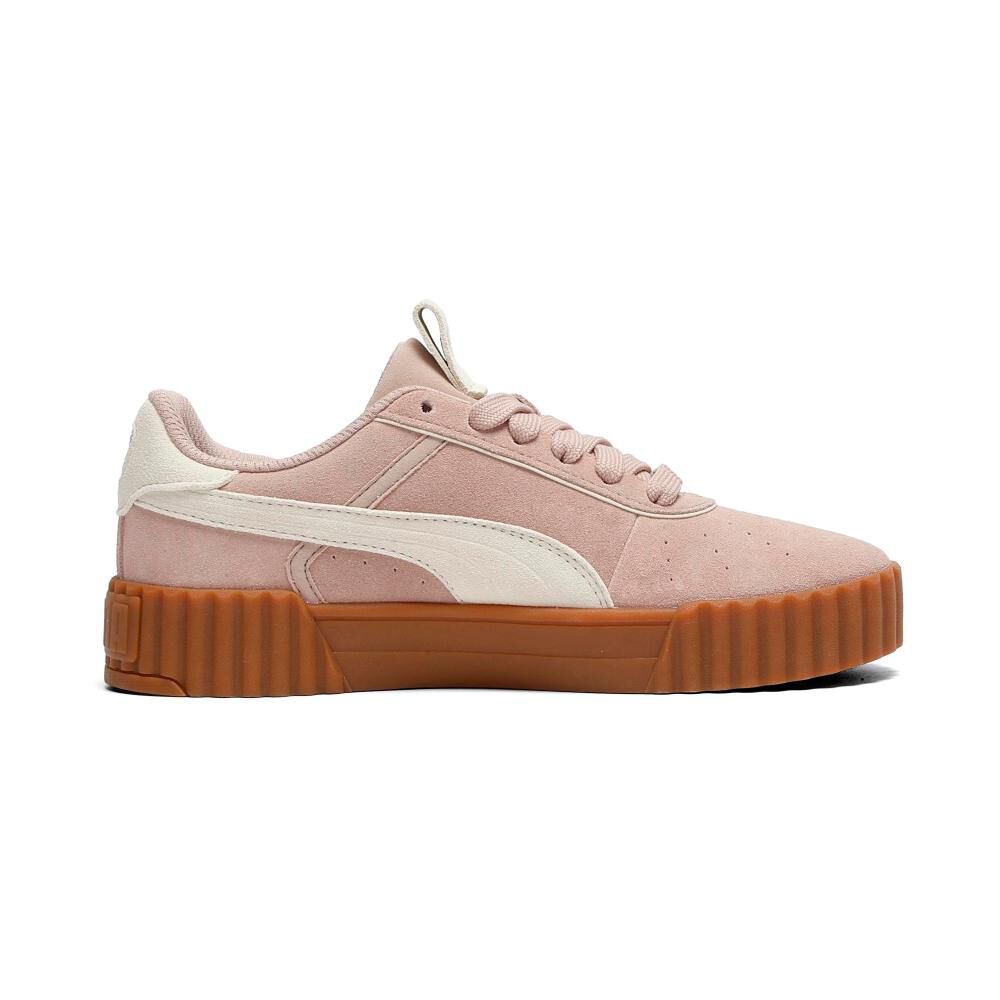 Zapatilla Urbana Mujer Puma Carina 3.0 Luxe Sd Rose Latte-alpine Snow image number 1.0