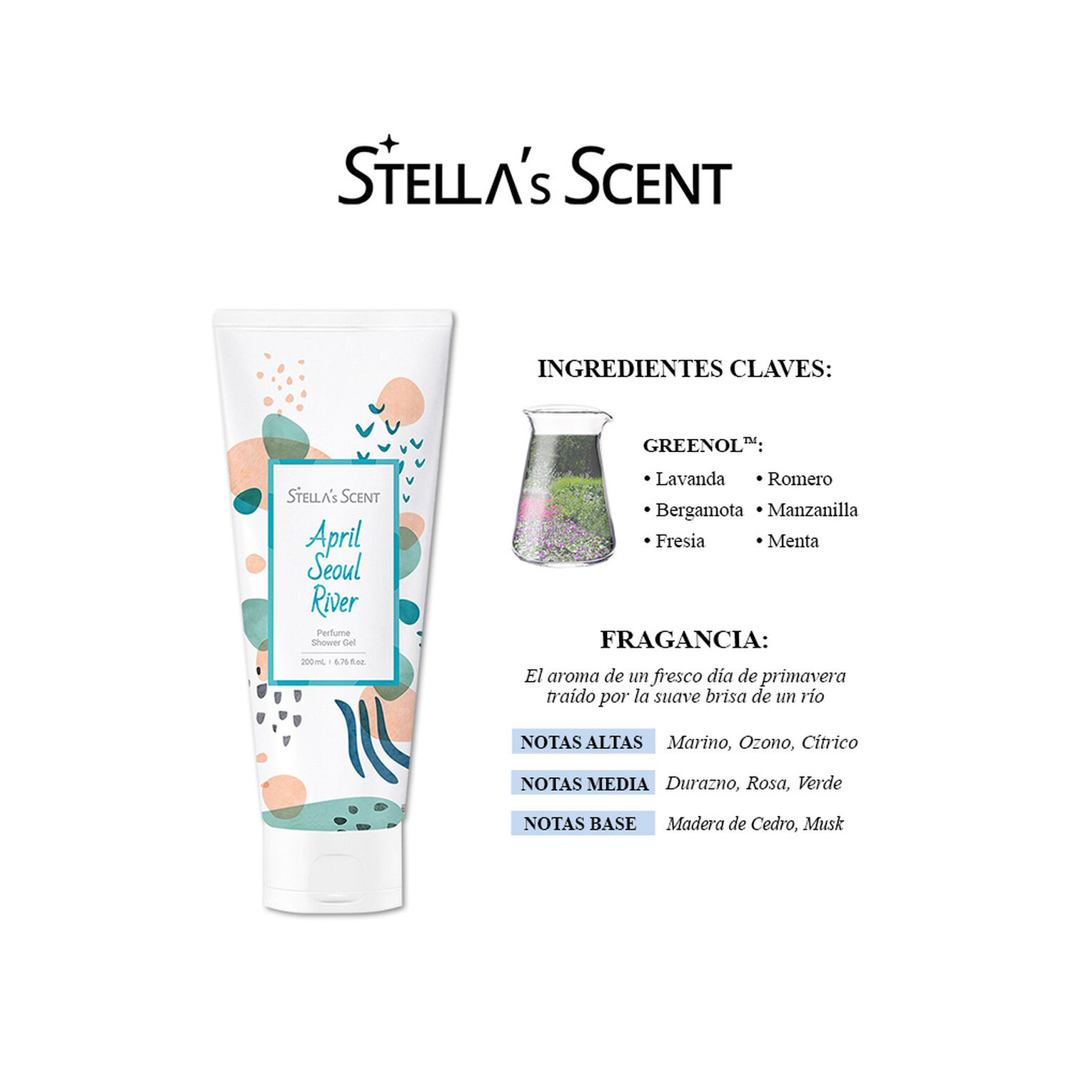 Gel De Ducha April Seoul River 200ml Stellas Scent image number 2.0