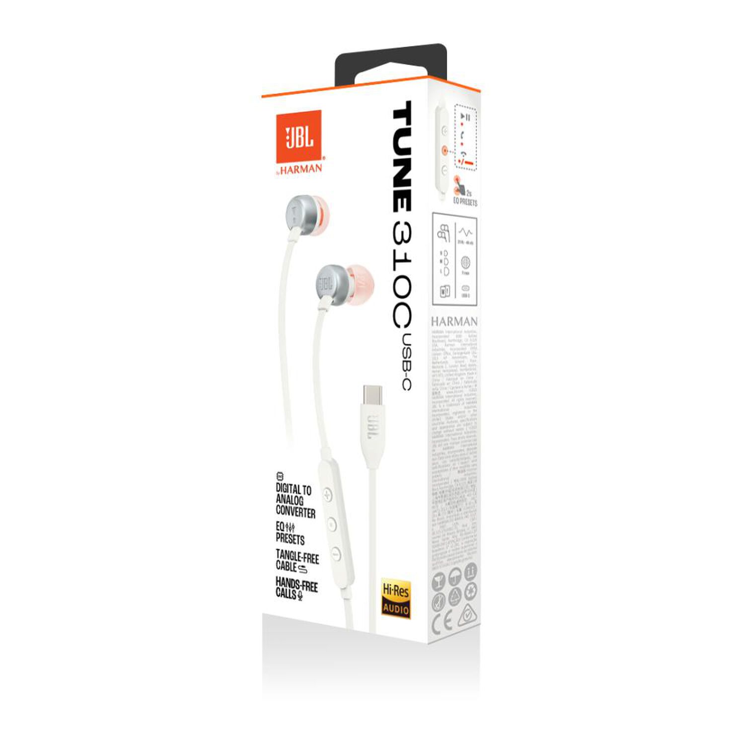 Aud&iacute;fonos JBL Tune 310C Blanco image number 9.0