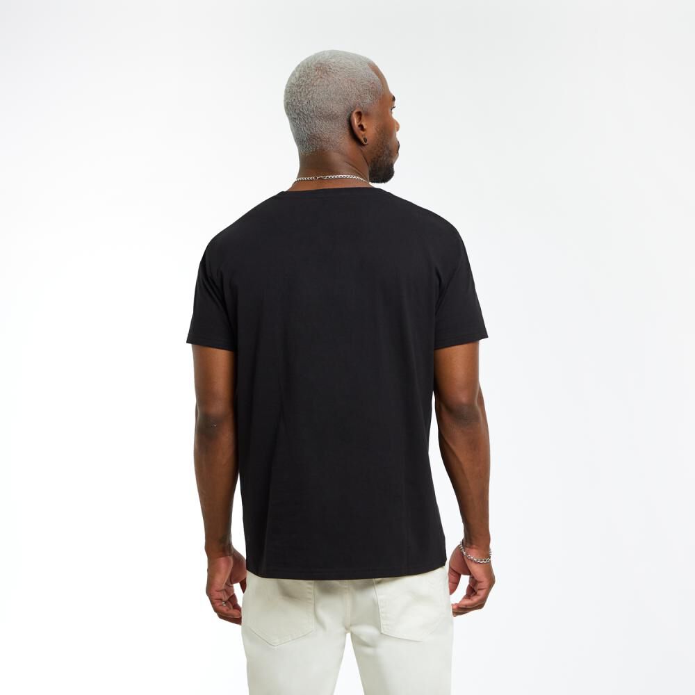 Polera Estampada Manga Corta Cuello Redondo Hombre Rolly Go image number 3.0