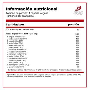 Probioticos Ultimate 16 Dr Sthepen 60 C&aacute;psulas