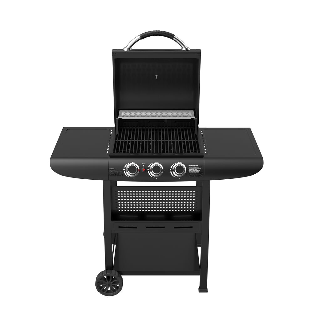 Parrilla A Gas 3 Quemadores Kansas Black image number 4.0