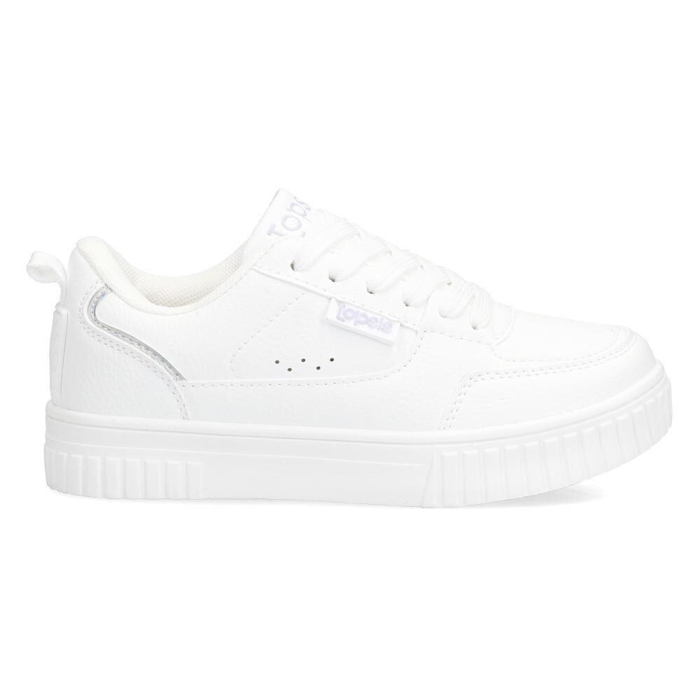 Zapatilla Infantil Niña Topsis White image number 2.0