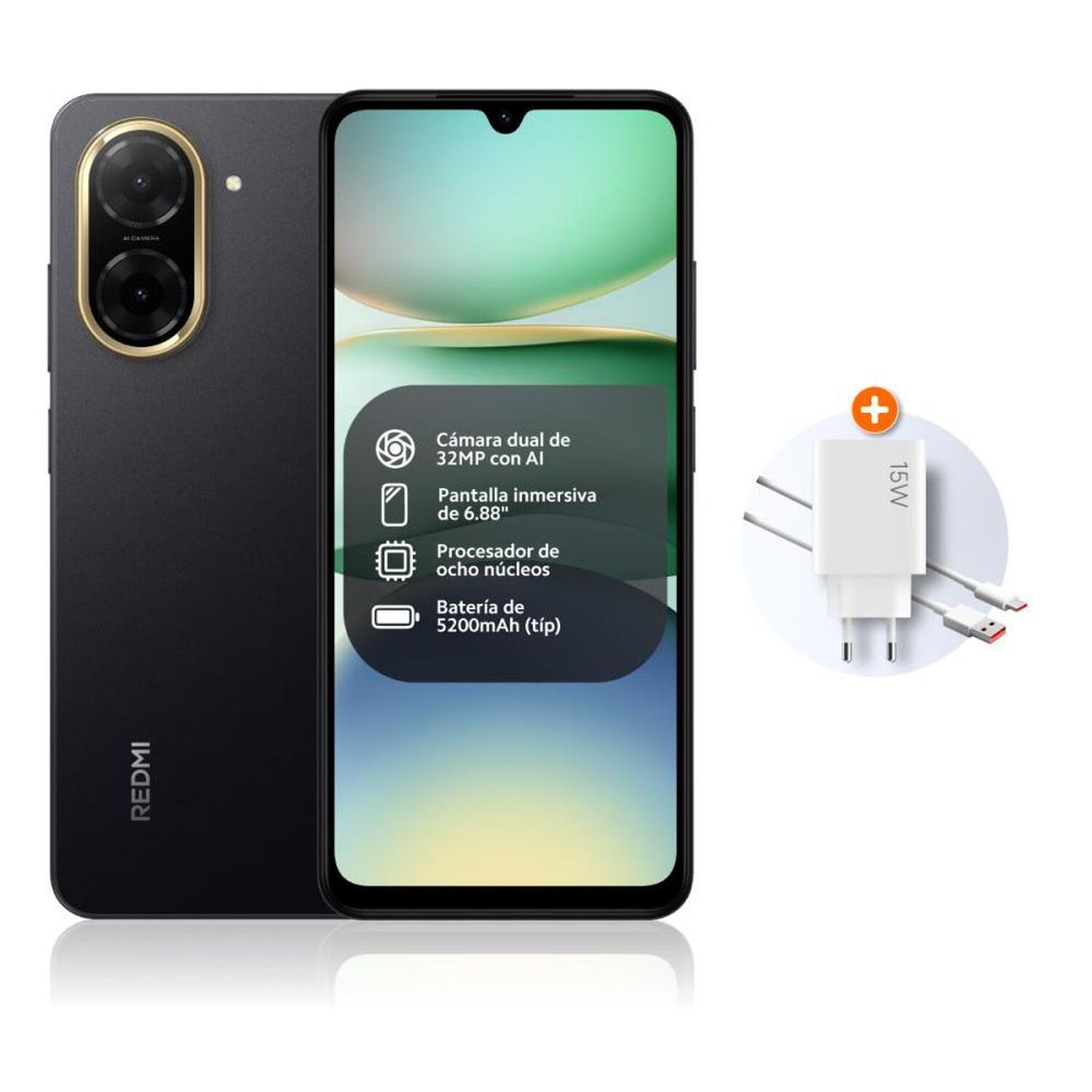 Smartphone Xiaomi Redmi A5 / 64 GB / Negro / Liberado image number 0.0