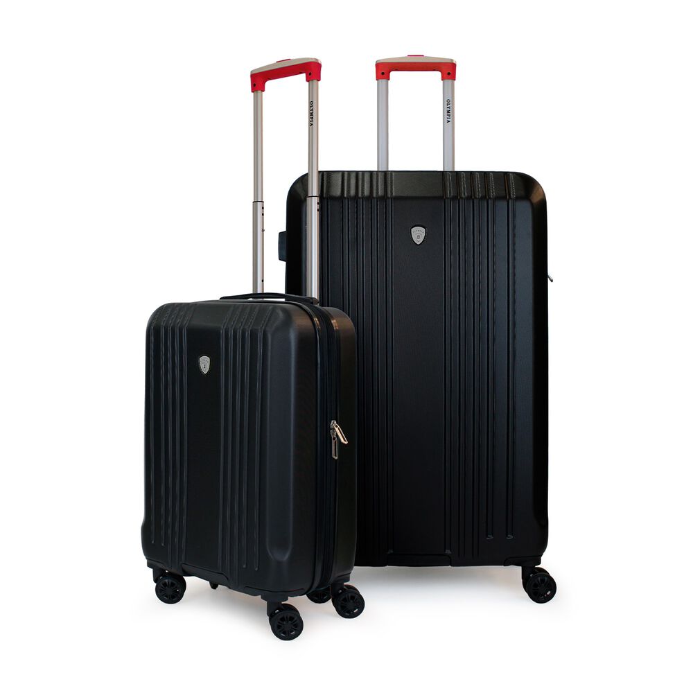 Pack 2 Maletas S+l Olympia 10y23kg Negra-roja image number 0.0