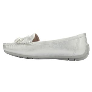 Mocasin Mujer Casual Plateado Chalada Nautico-3