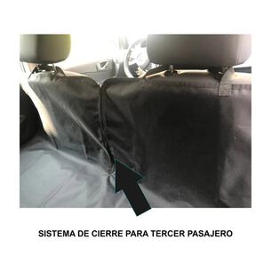 Lona Funda Manta Protectora Cubre Asiento Auto Para Perros Color Negro
