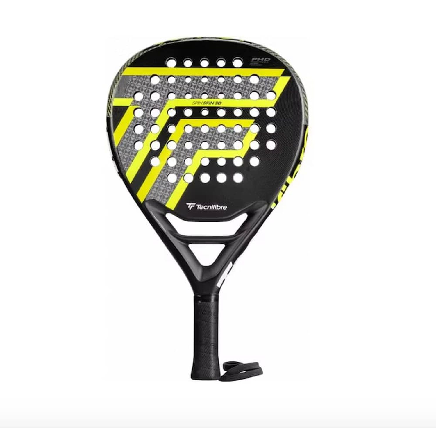 Pala Tecnifibre Wall Breaker 375 Negro Amarillo image number 0.0