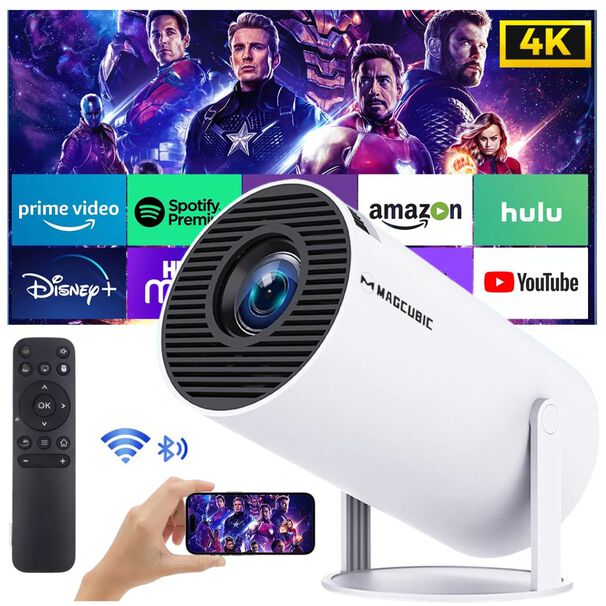 Proyector Magiccubic Hy300 4k Android 11 Bluetooth Hdmi