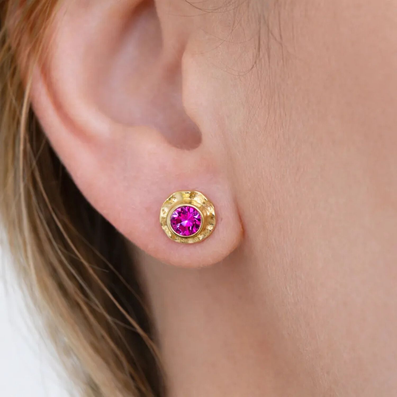 Aros Abridores Chat&oacute;n Circ&oacute;n 5mm N2 Oro 14k Beb&eacute; image number 5.0