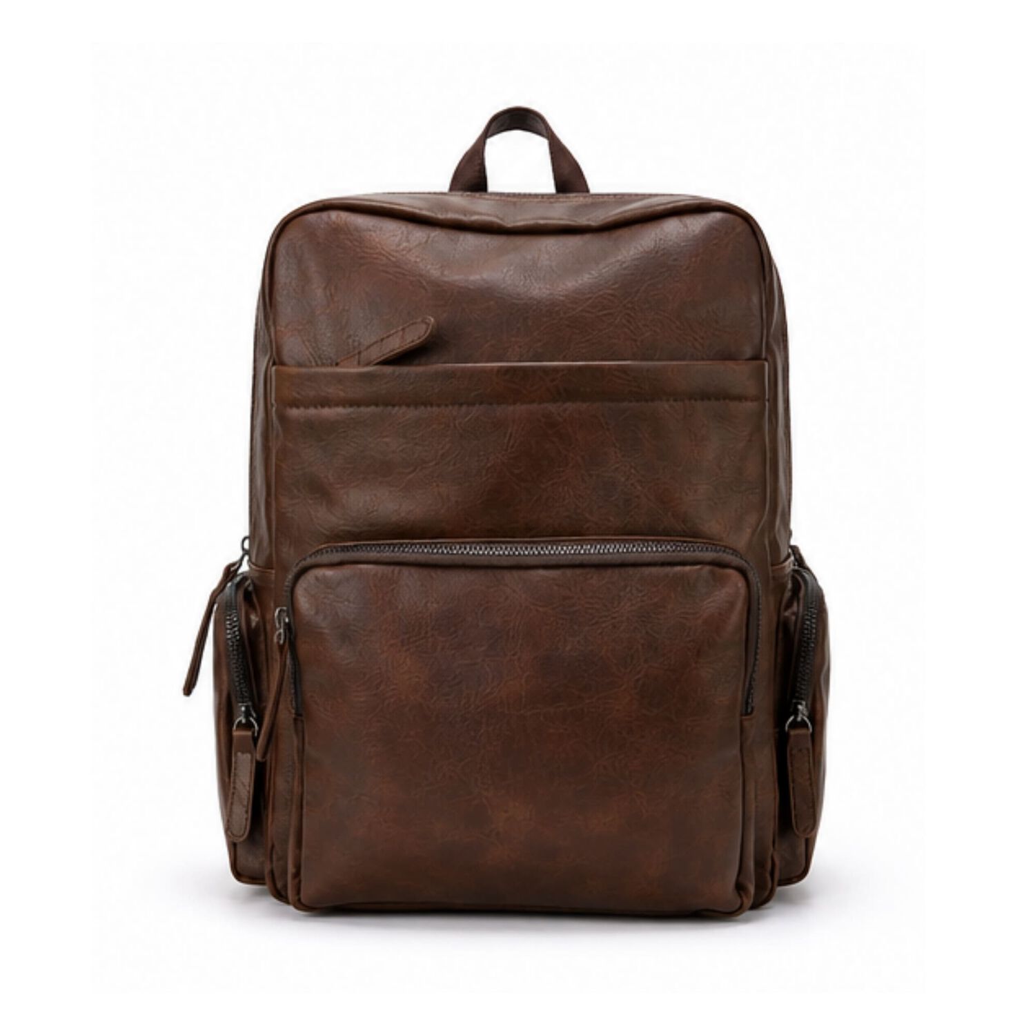Bolso Mochila Ecocuero Unisex Berlin image number 1.0