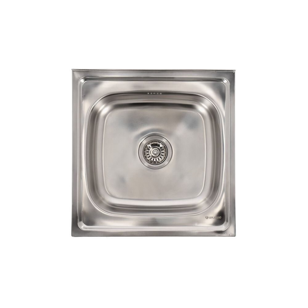 Lavaplatos Sobreponer 500 X 500 1 Cubeta Splendid Acero Inox image number 3.0