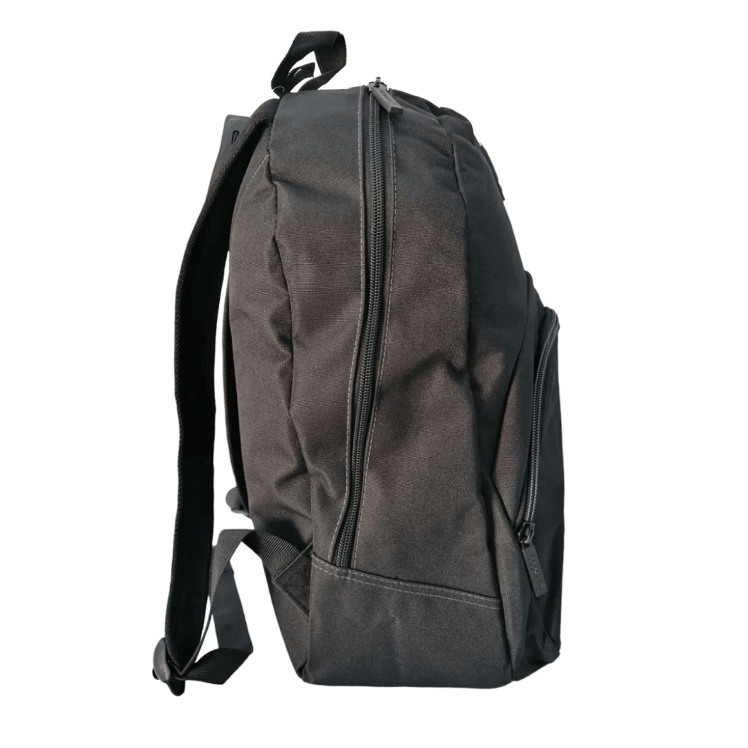 Mochila Negra Casual Resistente Viaje Escolares Unisex image number 1.0