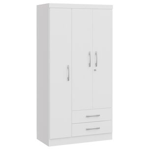 Closet Yardas Leticia Blanco 1x4 3 Puertas 2 Cajones