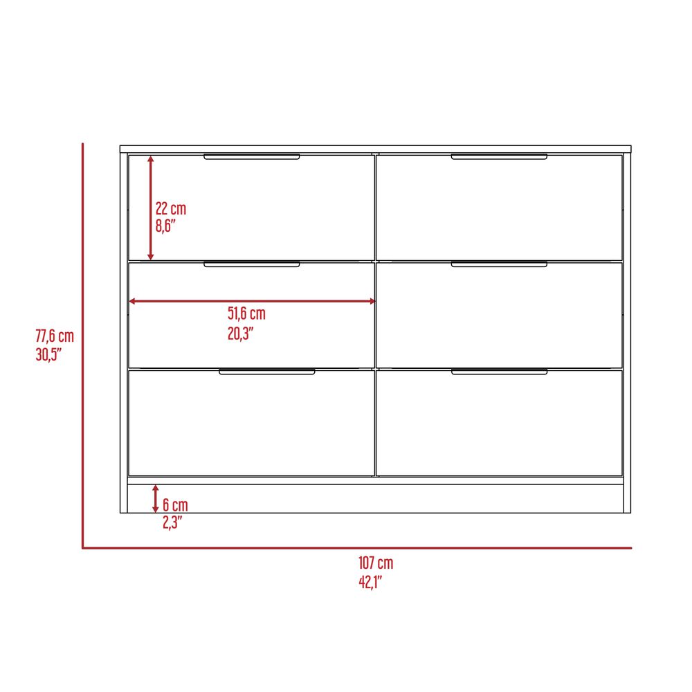 Comoda 4 Cajones 2 Puertas Fm-003n - Negro Y Cafe Claro image number 9.0