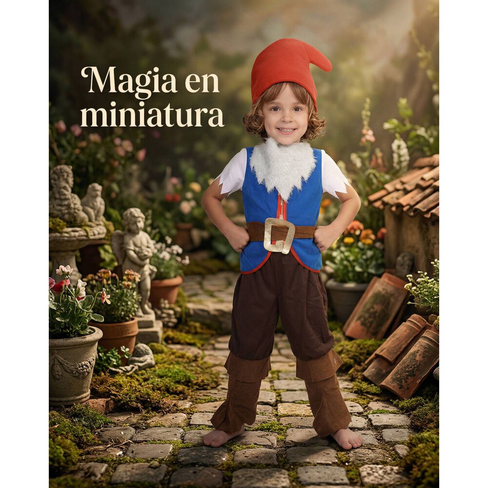 Disfraz Infantil Gnomo Jard&iacute;n image number 4.0