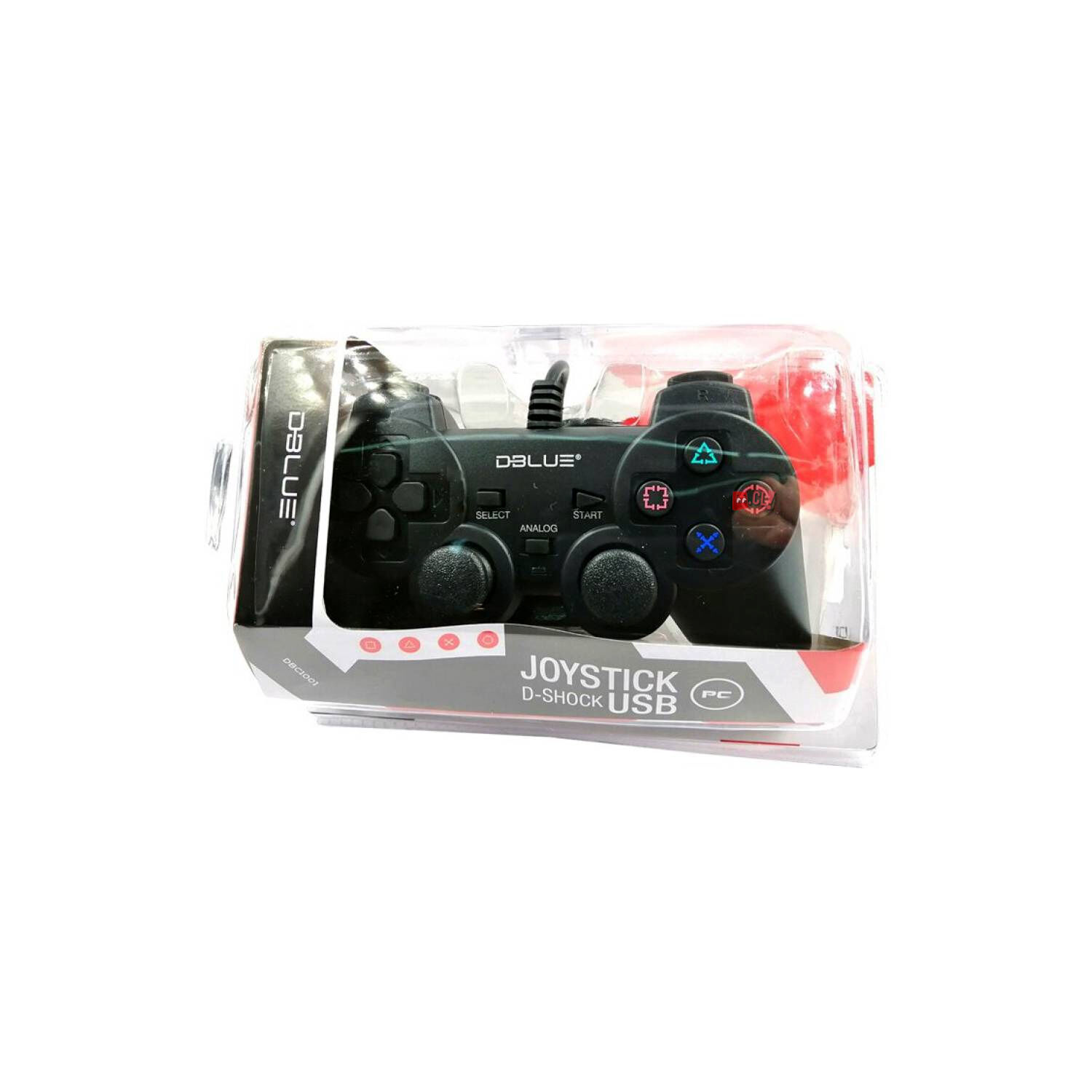 Joystick Usb Pc Con Vibraci&oacute;n Color Negro - Ps image number 1.0