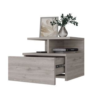 Velador Flotante 1 Cajón Fm-007e - Beige