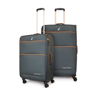 Pack 2 Maletas Blandas M+l Nautica Lisboa 20kg Y 23kg Gris