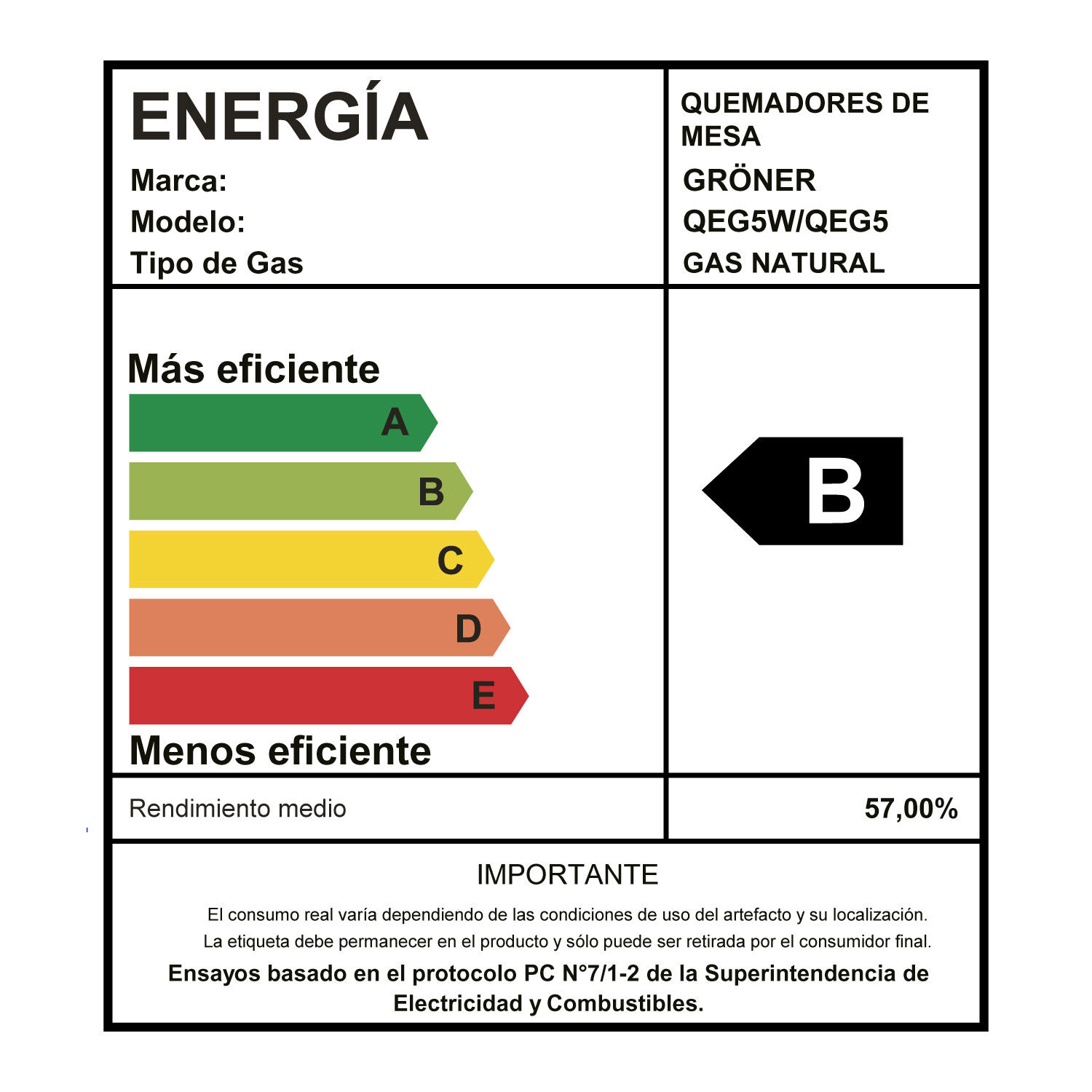 Encimera 5 Platos A Gas Inox Deluxe image number 5.0