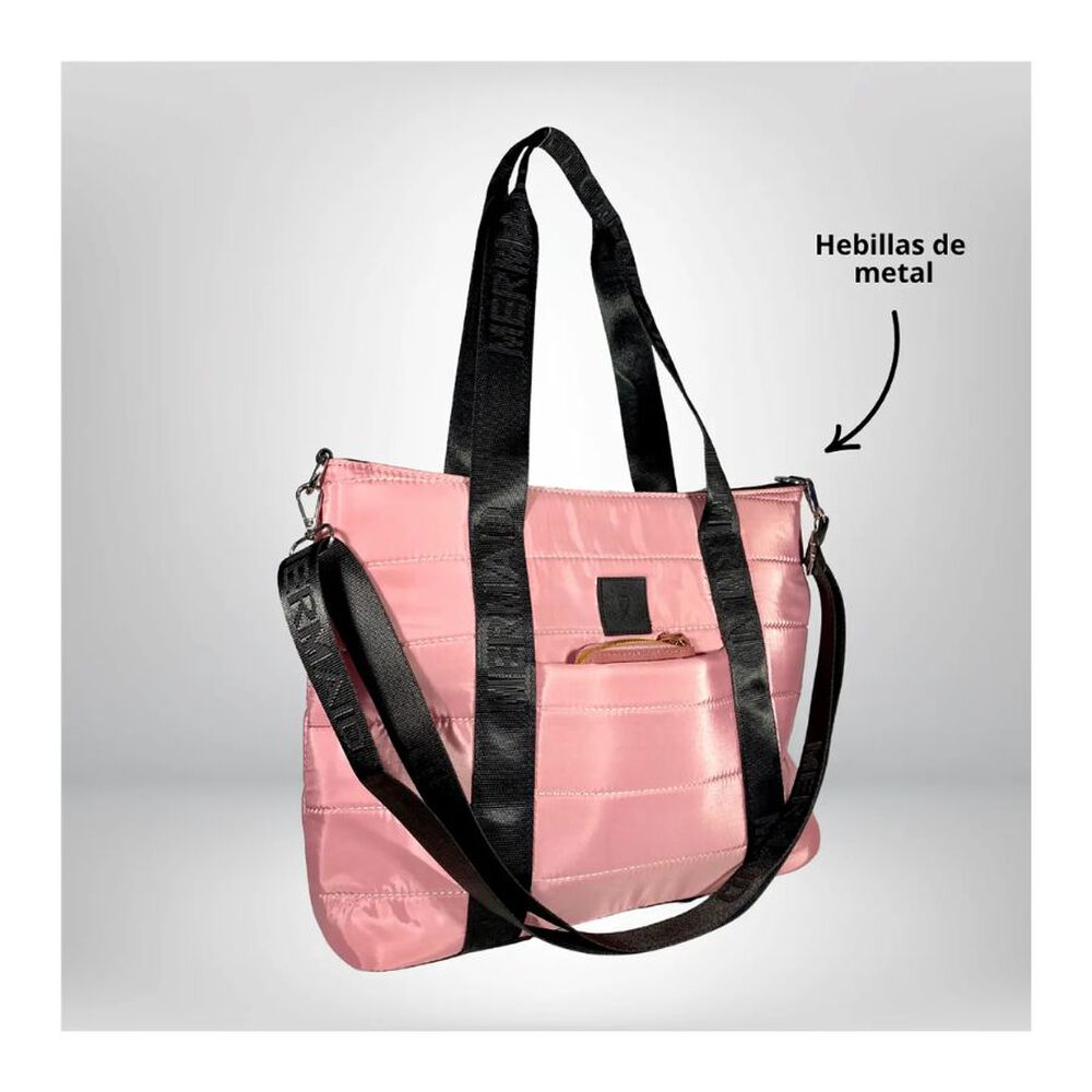 Bolso Tote Acolchado Estilo Casual image number 2.0