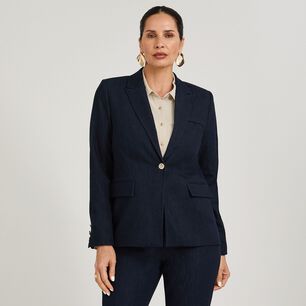 Blazer Cuello Solapa Mujer Lorenzo Di Pontti