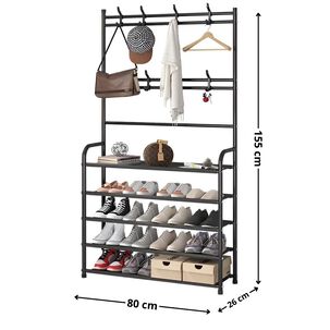 Zapatero Organizador 3 En 1 Zapatos Armario Perchero
