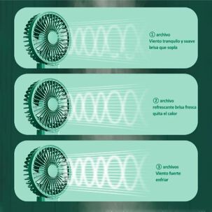 Mini Ventilador Mano Portatil Recargable