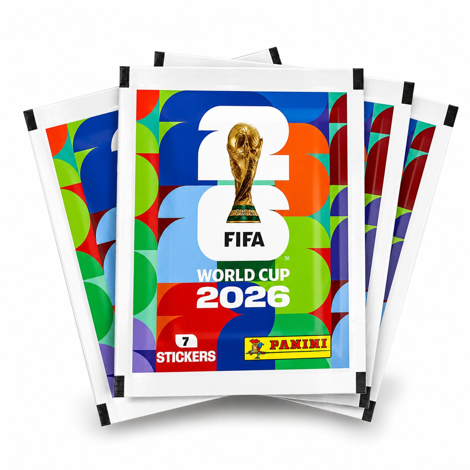 Pack 5 Sobres Mundial Fifa 2026 Panini Original 35 L&aacute;minas image number 1.0