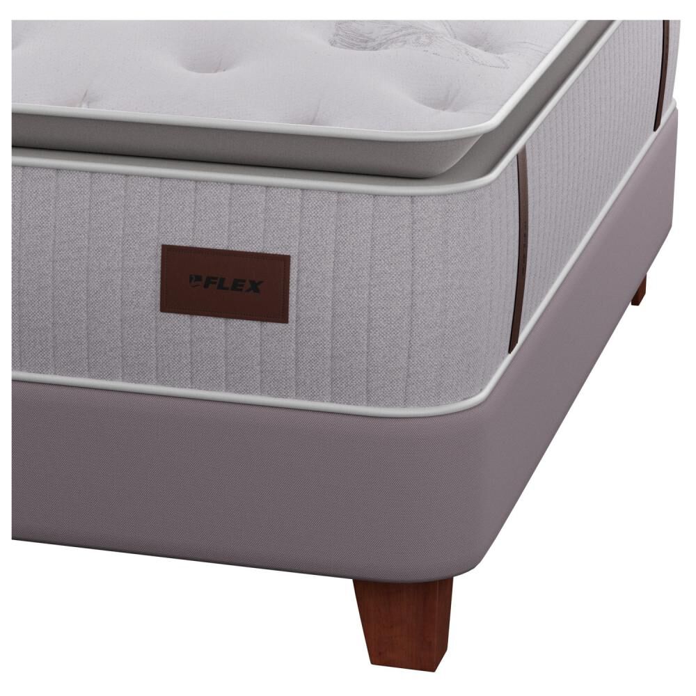 Cama Europea Flex Heritage / King / Base Dividida + Set De Maderas image number 2.0