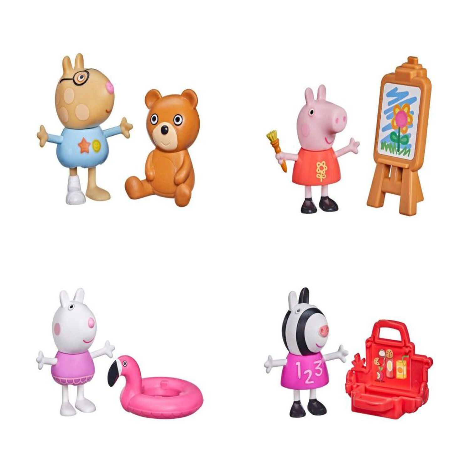 Figura De Acci&oacute;n Peppa Pig Amigos Divertidos image number 1.0