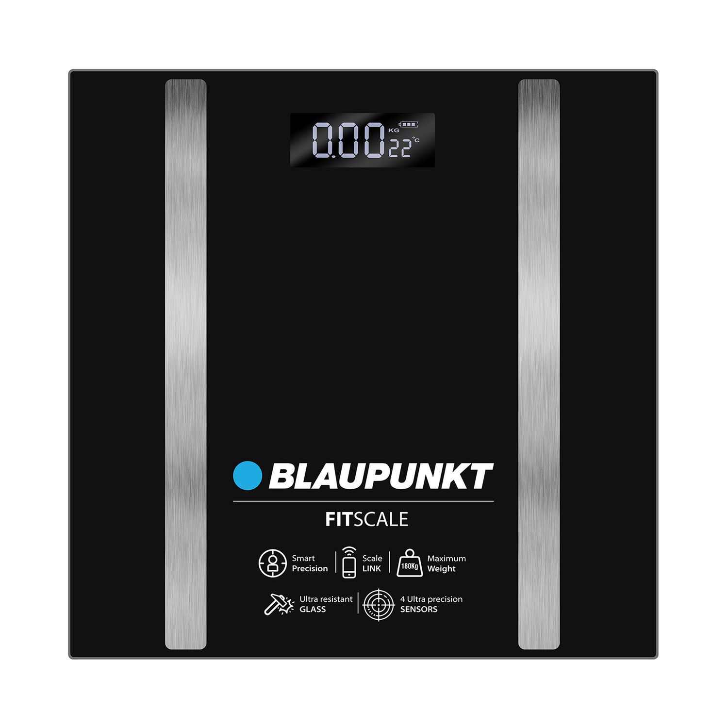 Balanza Digital Corporal Blaupunkt Smart Fit Scale 180k Bk image number 4.0