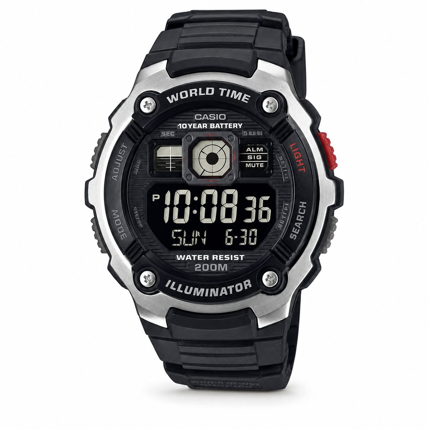 Reloj De Hombre Casio Black Ae-2000w-1bvdf image number 0.0