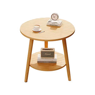 Mesa De Centro Blanca Con Doble Nivel Organización Y Estilo Para Tu Hogar