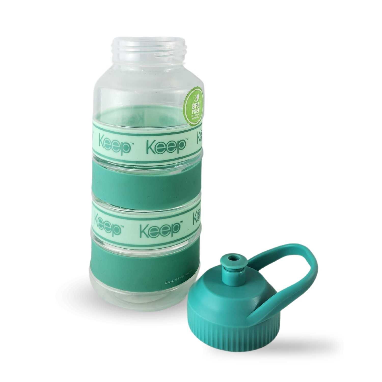 Botella Keep Agua Big Bands Deportista Outdoor 1l Turquesa image number 3.0