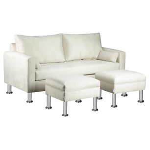 Sof&aacute; Bodevir Sky / 3 Cuerpos + 2 Pouf