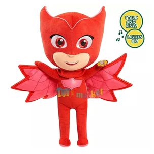 Pack 3 Peluches Catboy Y Amaya 20cm Heroes En Pijama