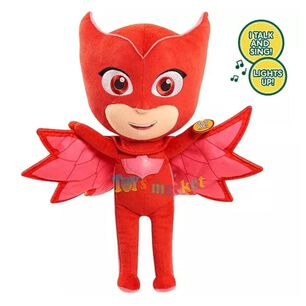 Pack 3 Peluches Catboy Y Amaya 20cm Heroes En Pijama