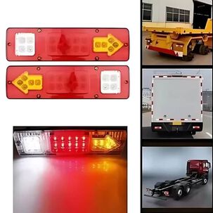 Kit 2 Focos Luz Led Trasera 24v Para Autos Camion Universal