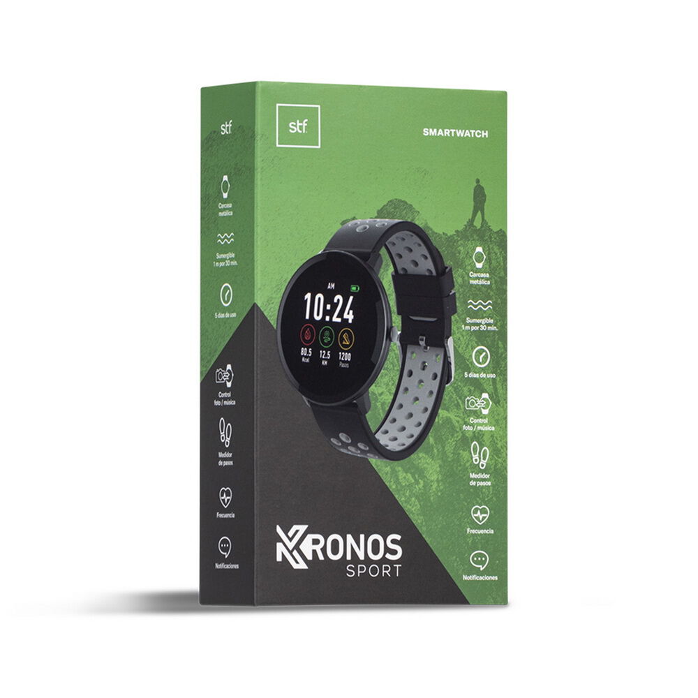 Smartwatch Stf Kronos Sport Negro image number 2.0