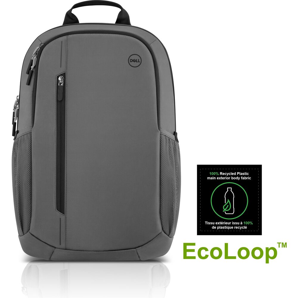 Mochila Dell Ecoloop Para Notebook Urban Hasta 15" Gris image number 1.0